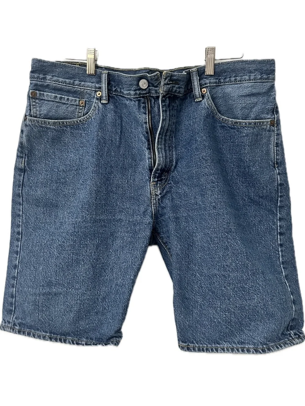 Levi's 505 Regular Fit Denim Shorts Jorts Medium Wash Men’s Size 38